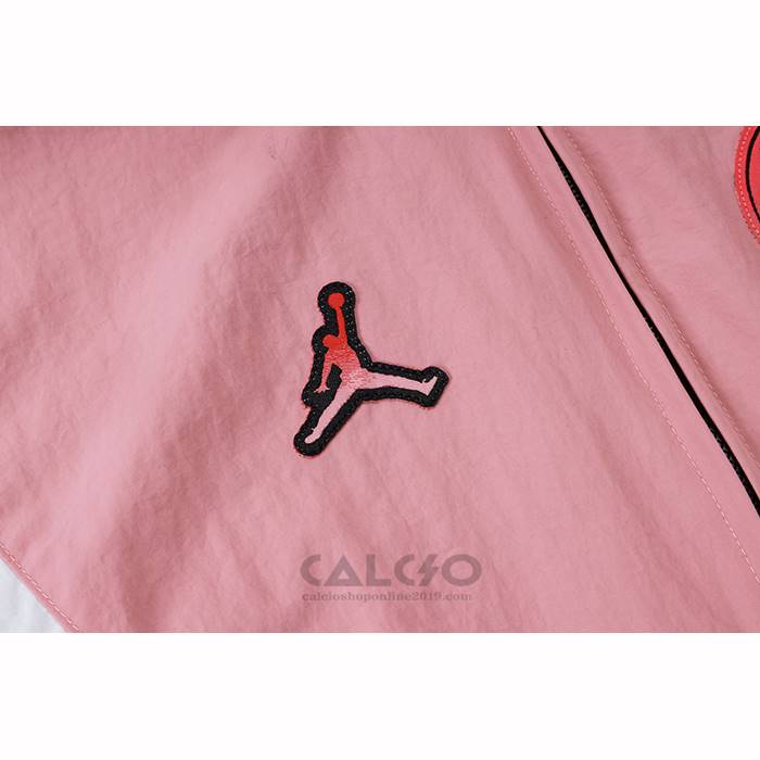 Tuta da Track di Giacca a Vento Paris Saint-Germain 2025-2026 Rosa Nero